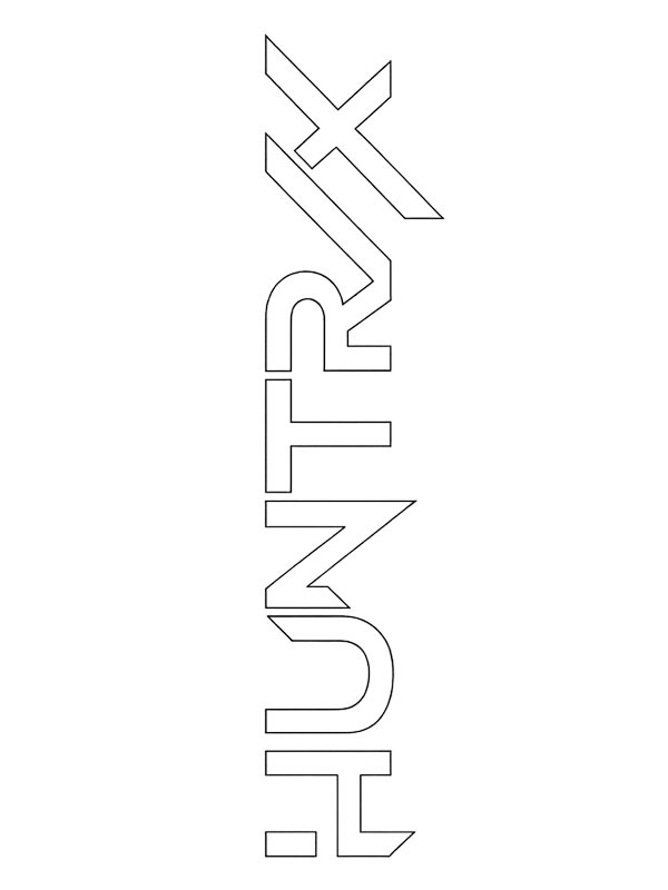 Huntrix logo kleurplaat Huntrix logo kleurplaat
