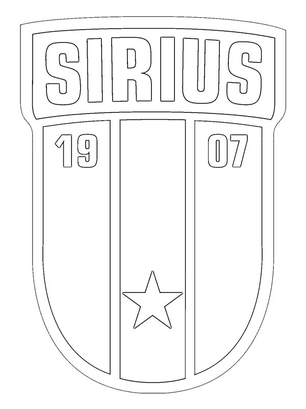 IK Sirius Kleurplaat