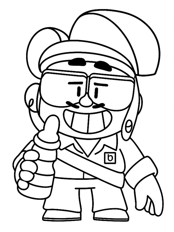 Jae-yong Brawl Stars kleurplaat Jae-yong Brawl Stars kleurplaat