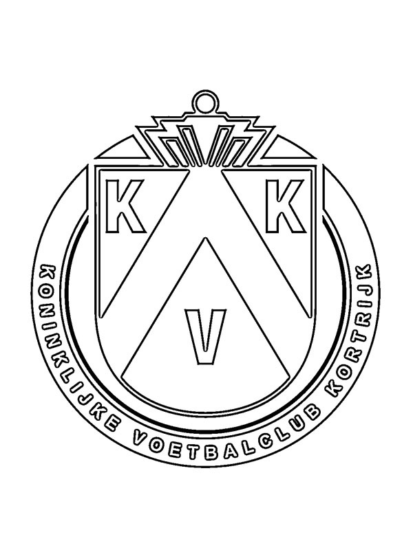 KV Kortrijk Kleurplaat