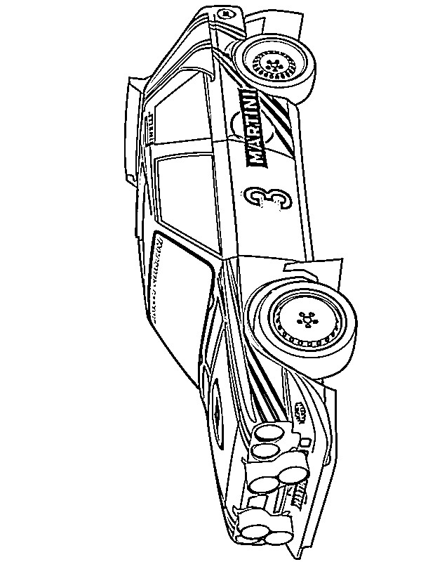 Lancia Delta S4 Kleurplaat
