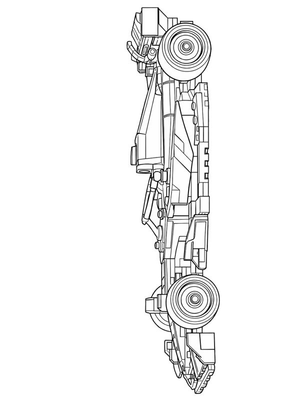 LEGO F1 racewagen kleurplaat LEGO F1 racewagen kleurplaat