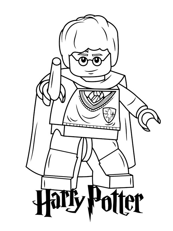 Lego Harry Potter Kleurplaat