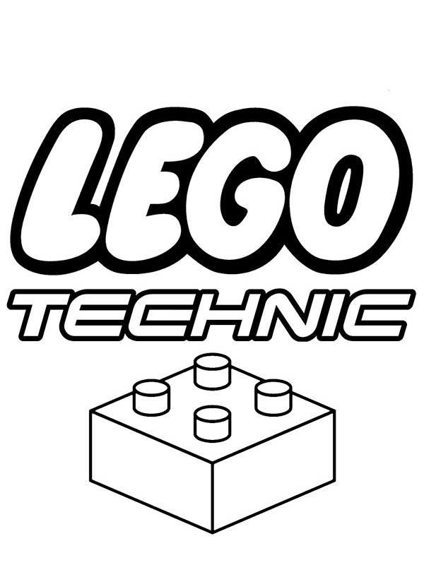 Lego Technic Kleurplaat