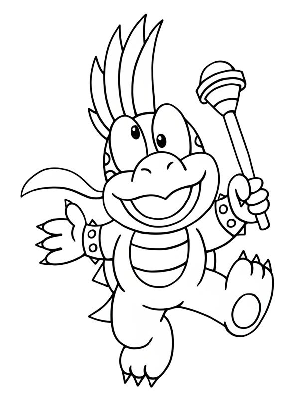 Lemmy Koopa kleurplaat