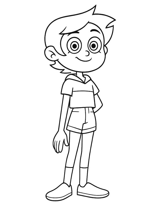 Luz Noceda (Het Huis van de Uil) kleurplaat