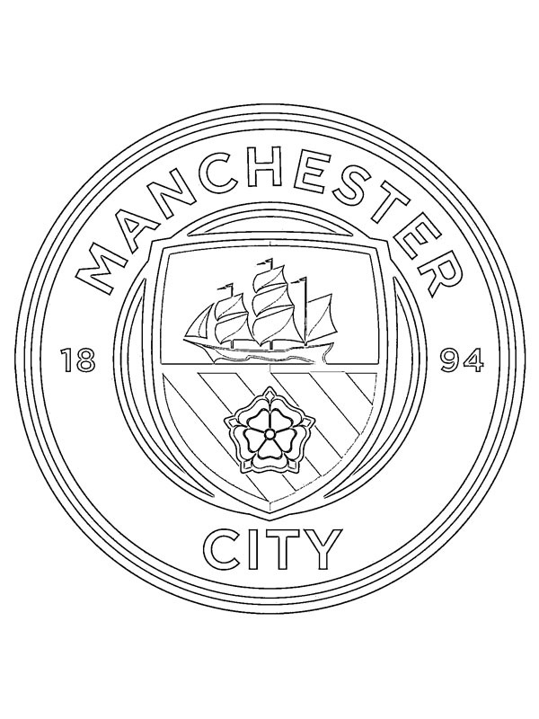 Manchester City Kleurplaat