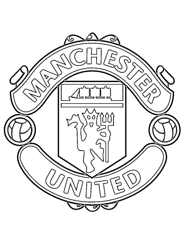 Manchester United Kleurplaat
