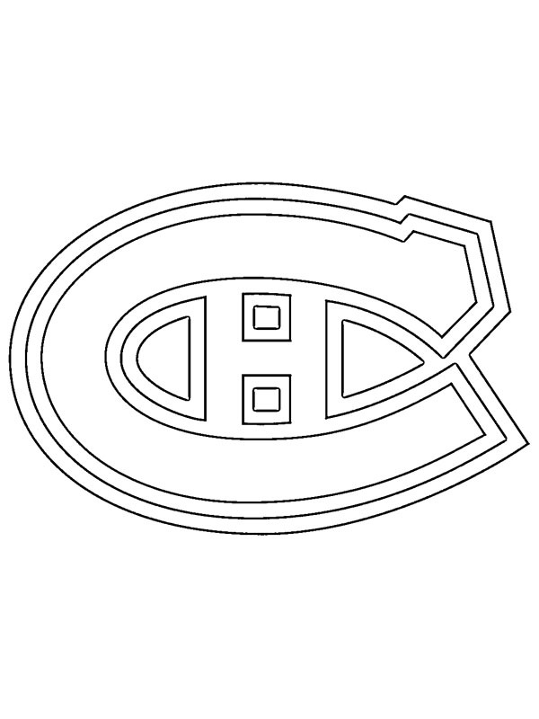 Montreal Canadiens Kleurplaat