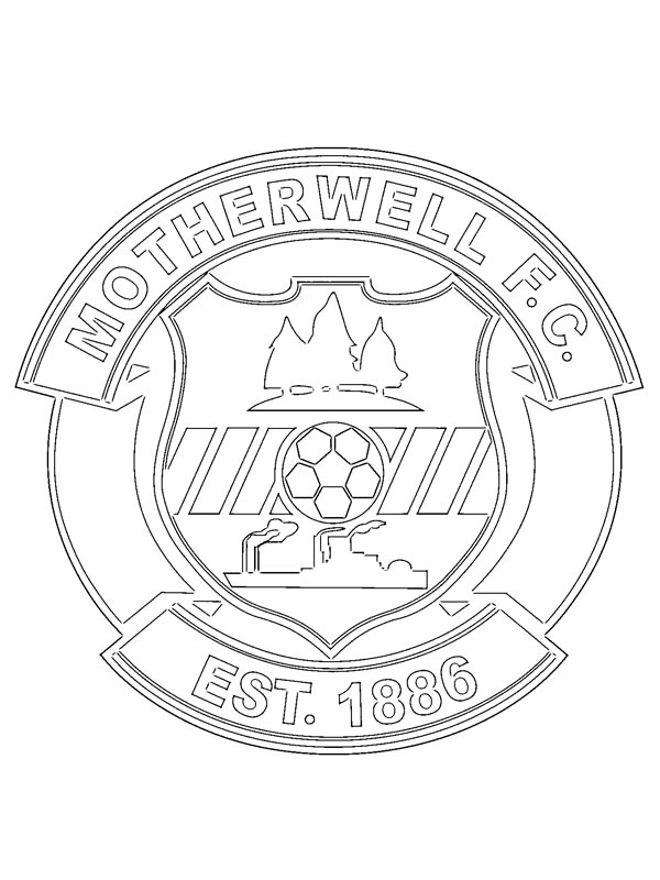 Motherwell FC Kleurplaat