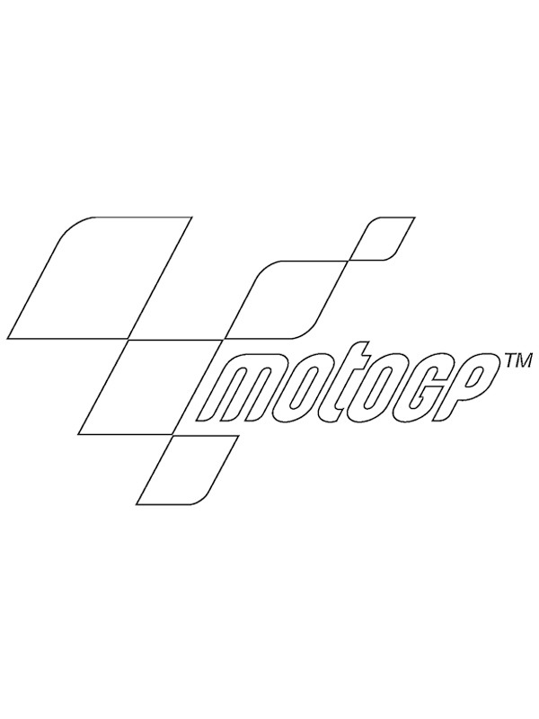 MotoGP logo Kleurplaat