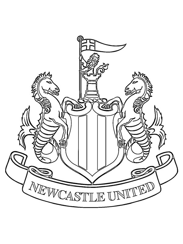 Newcastle United Kleurplaat