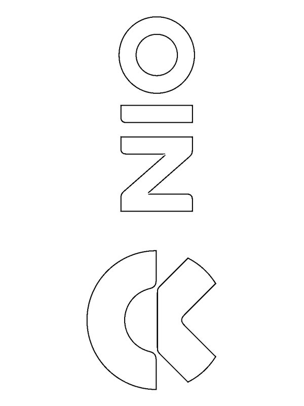 NIO logo kleurplaat NIO logo kleurplaat