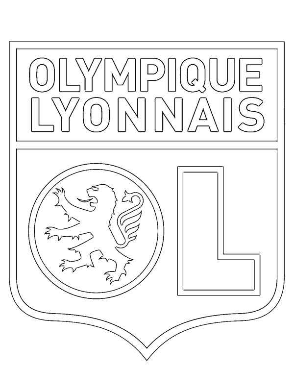 Olympique Lyonnais Kleurplaat