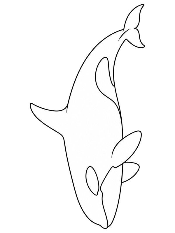 Orka kleurplaat