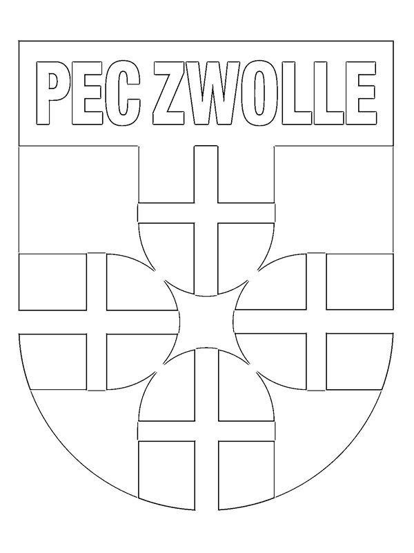 PEC Zwolle Kleurplaat