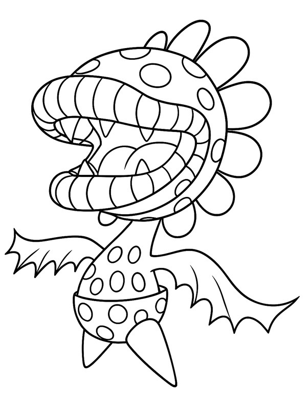 Petey Piranha kleurplaat Petey Piranha kleurplaat