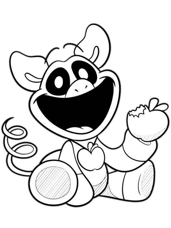 Picky Piggy kleurplaat Picky Piggy kleurplaat