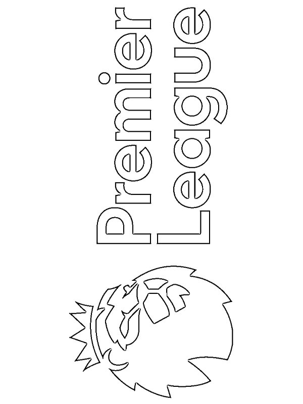 Premier League Logo Kleurplaat