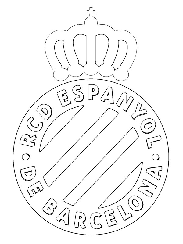 RCD Espanyol Kleurplaat