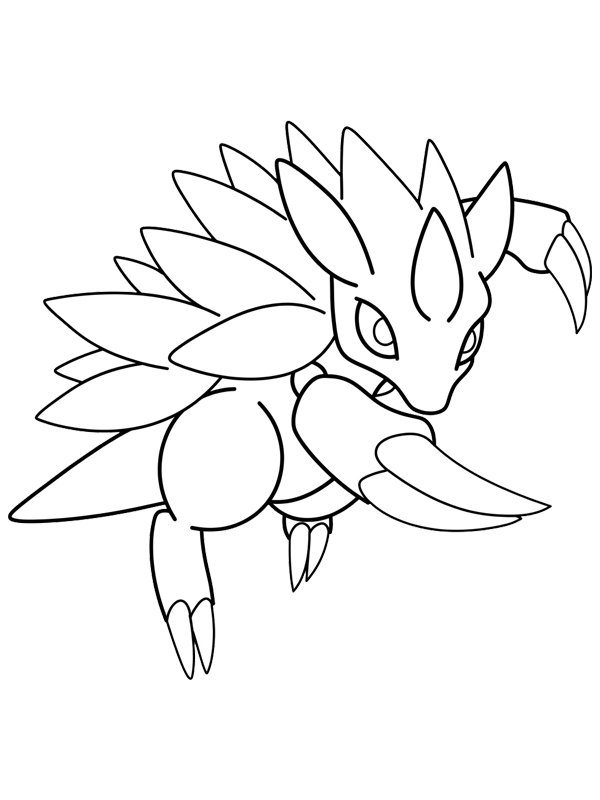 Sandslash (Pokemon) kleurplaat