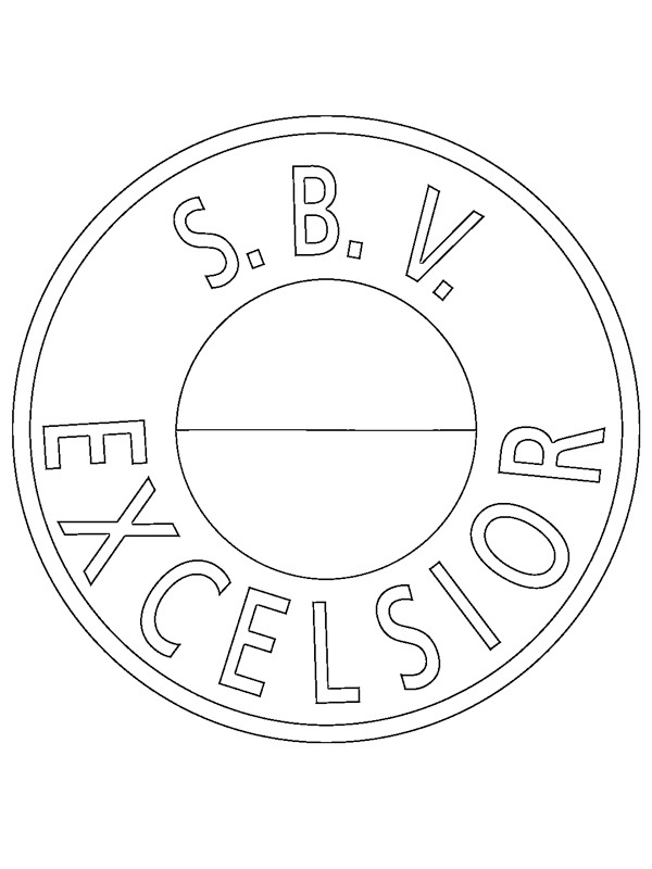 SBV Excelsior Kleurplaat