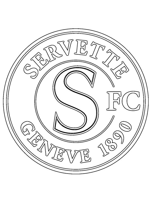 Servette FC Kleurplaat