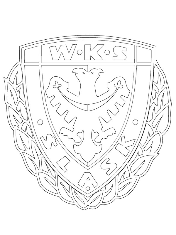 Śląsk Wrocław Kleurplaat