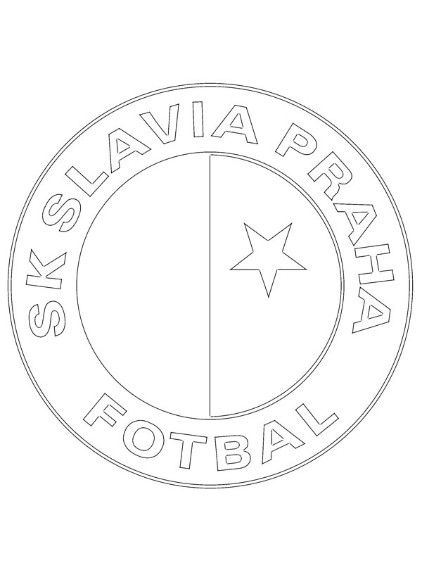 Slavia Praag Kleurplaat
