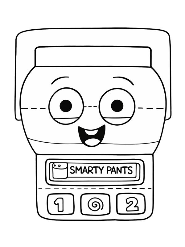 Smarty pants (Toy Story 5) kleurplaat