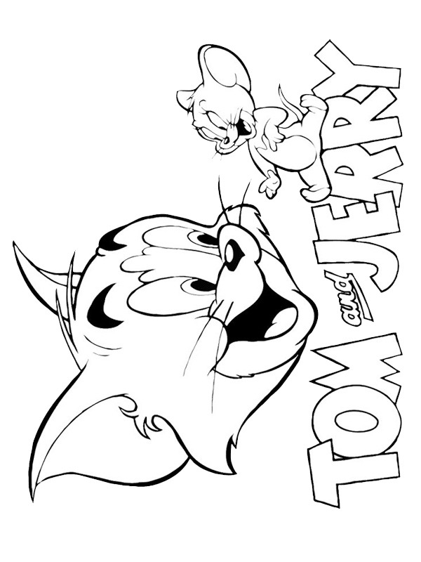 Tom en Jerry Kleurplaat
