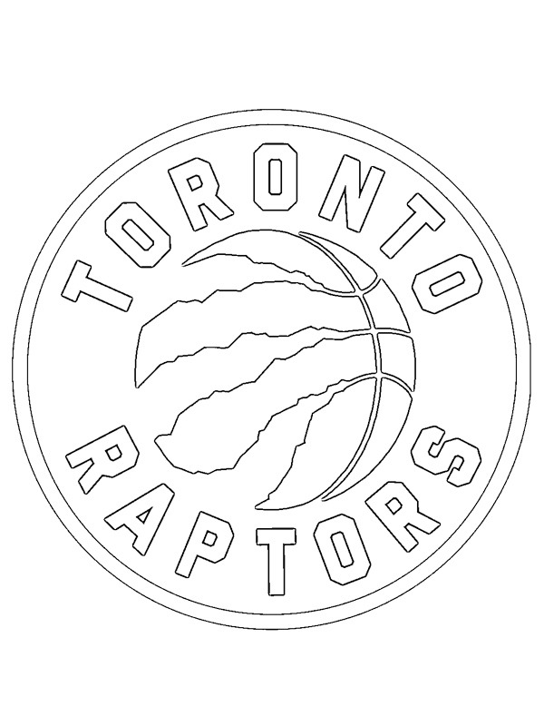 Toronto Raptors Kleurplaat