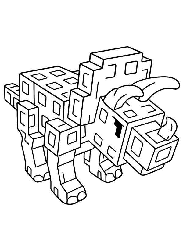 Triceratops (Grow a Garden) kleurplaat Triceratops (Grow a Garden) kleurplaat