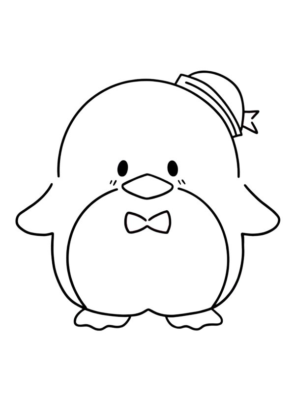 Tuxedo Sam kleurplaat