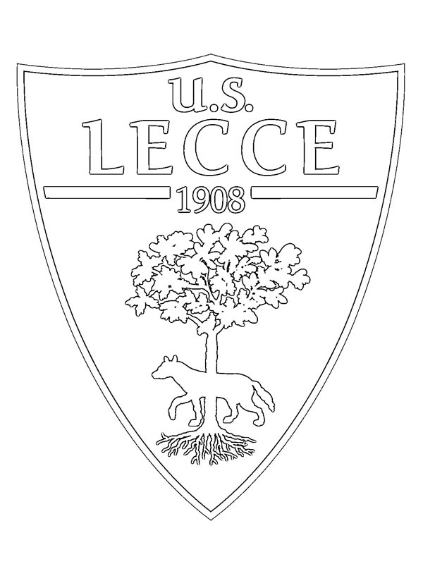 US Lecce Kleurplaat