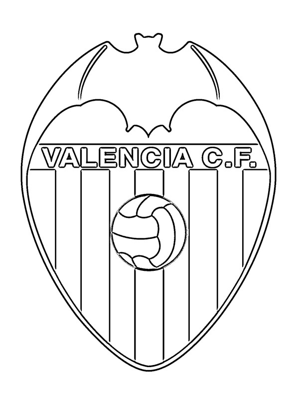 Valencia CF Kleurplaat