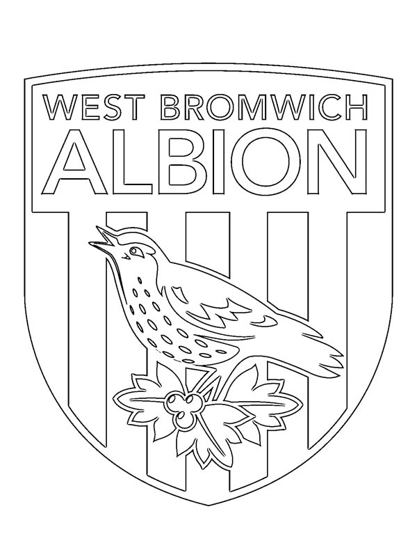 West Bromwich Albion FC Kleurplaat
