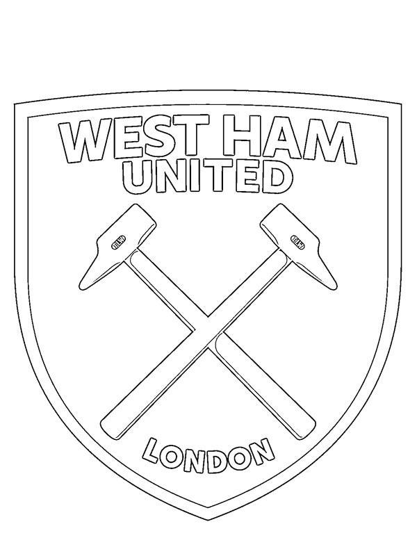 West Ham United Kleurplaat