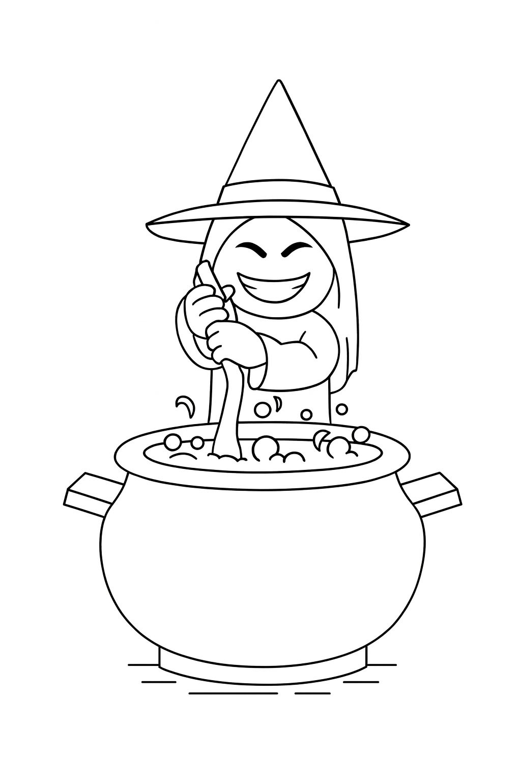 Witch Fuse (Steal a Brainrot) kleurplaat Witch Fuse (Steal a Brainrot) kleurplaat