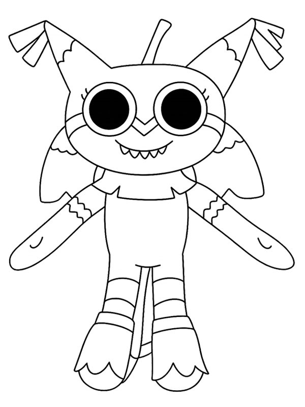 Yatta Dandy's World kleurplaat Yatta Dandy's World kleurplaat